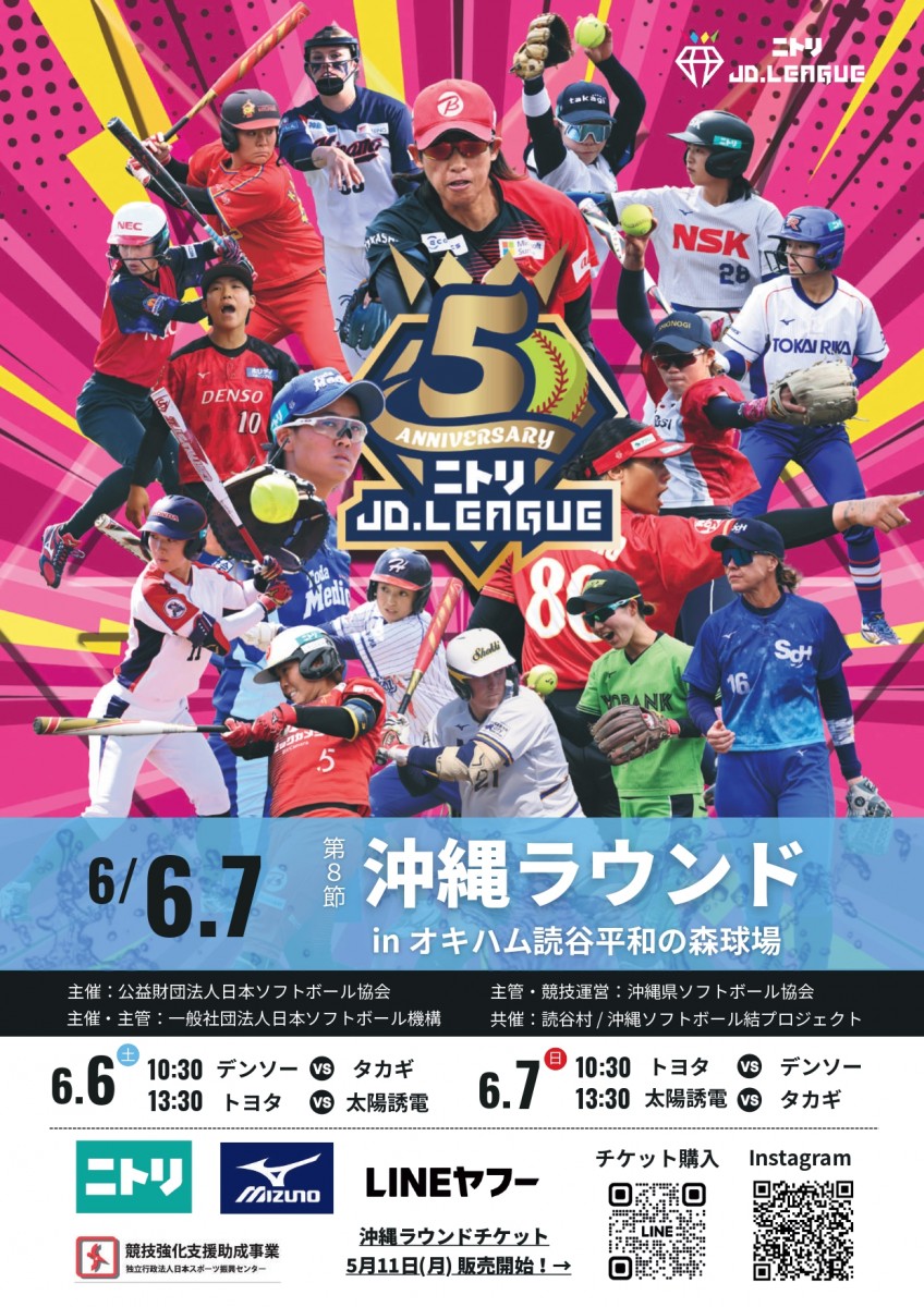 女子ソフトボールJDリーグ　沖縄ラウンド